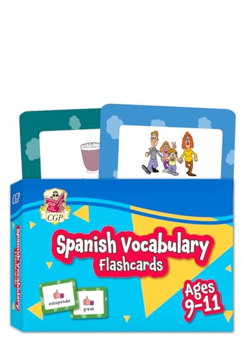 Spanish Vocabulary Flashcards for Ages 9-11 (with Free Online Audio) (CGP KS2 Activity Books and Cards)